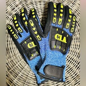 Global Glove CIA617V Vise Gripster C.I.A. Nitrile Double Coated Gloves SZ 11